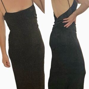 Reformation Elegant Black Strapless Dress